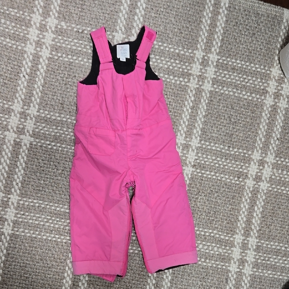 Pink Snow Bib Overalls